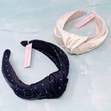 Bandeau noué So Satin