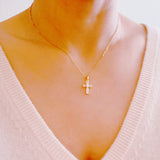 Mon cher collier croix de cristal
