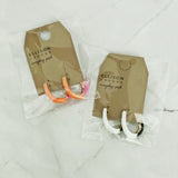 Two Toned Reversible Hoop Earrings