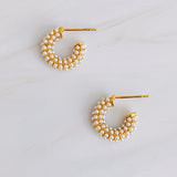 Pendientes Mini Aros Mini Perlas