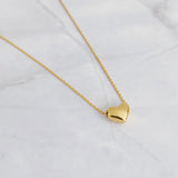 Collier coeur haricot d'amour