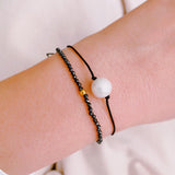 Véritable bracelet de rêve couleur perle, lot de 2