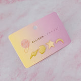 Conjunto de aretes Love The Sky