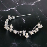 Bandeau artistique de fleur de neige