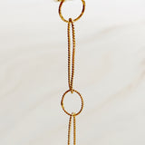 Pendientes colgantes de cadena delicada