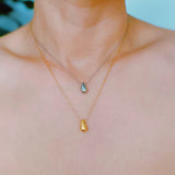 Collier à pendentif mini larme