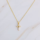 Mon cher collier croix de cristal