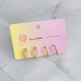 Juego de pendientes de aro mini Mood Changer