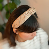 Diadema Milano tejida y anudada