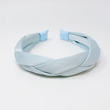 Diadema trenzada de seda satinada