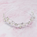Bandeau artistique de fleur de neige