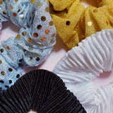 Plis et chatoyants Scrunch lot de 4