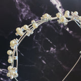 Bandeau artistique de fleur de neige