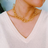 Collar de cadena ingeniosamente enlazado