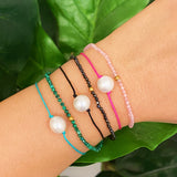 Véritable bracelet de rêve couleur perle, lot de 2