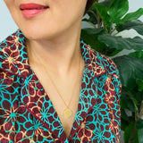 Collar con colgante redondo Loveholic