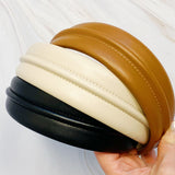 Bandeau en cuir végétalien chic