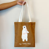 Ma collection de fourre-tout en toile Happy