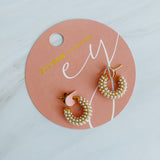 Pendientes Mini Aros Mini Perlas