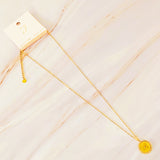 Collar con colgante redondo Loveholic