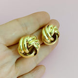 Boucles d'oreilles élégance nouées
