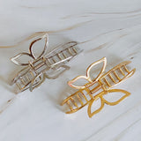 Modern Butterfly Hair Claw Set Of 2