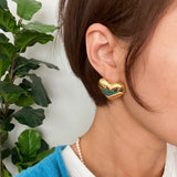 Polish My Heart Stud Earrings