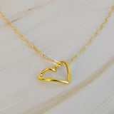 Heart And Chain Necklace