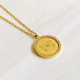 Collar con colgante redondo Loveholic