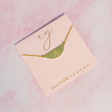 Hamilton Sphere Initial Necklace