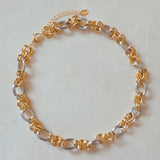 A Statement Two Tone Chain Necklace
