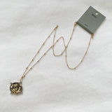 Collar de cadena con encanto de moneda romana