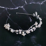 Bandeau artistique de fleur de neige