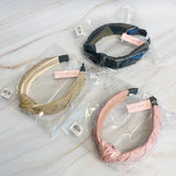 Diadema Milano tejida y anudada