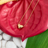 Collier coeur haricot d'amour