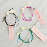 Véritable bracelet de rêve couleur perle, lot de 2