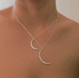 Crescent Duo Necklace Set Of 2