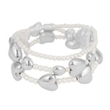 Annie Puffy Hearts Bracelet Set Of 3