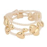 Annie Puffy Hearts Bracelet Set Of 3
