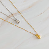 Collier à pendentif mini larme