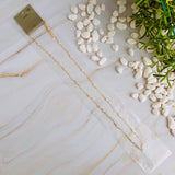 Collar Cadena Larga Mini Perla Mini Estrella
