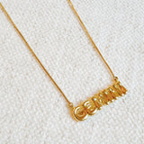 Balloon Letter Zodiac Necklace