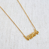 Balloon Letter Zodiac Necklace