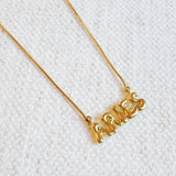 Balloon Letter Zodiac Necklace