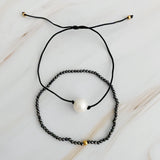 Véritable bracelet de rêve couleur perle, lot de 2