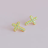 Mini Sparkle Mini Stud Sterling Silver Earrings