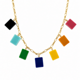 Mahjong Multi Tile Charm Necklace