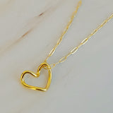 Heart And Chain Necklace