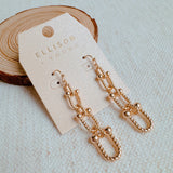 Cabled-U-Chain-Drop-Earrings-2