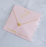 Collier coeur haricot d'amour